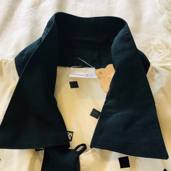 VINTAGE 100% Silk Blouse from Portobello Road Flea - Picture 4 of 5